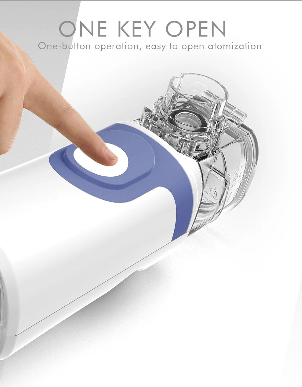 1 Medical Portable Nebulizer Inhalator for  Adult Kids