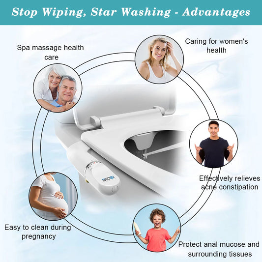 1 Attachment Bidet Toilet Seat