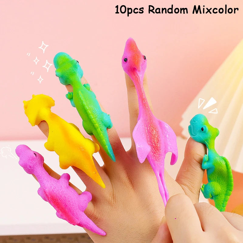1  Dinosaur Finger Catapult  Toy TPR