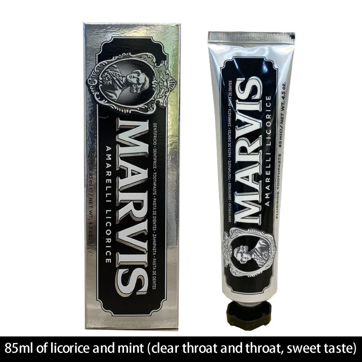 1 A Dental 85ml Italy Original Marvis Whitening  Toothpaste