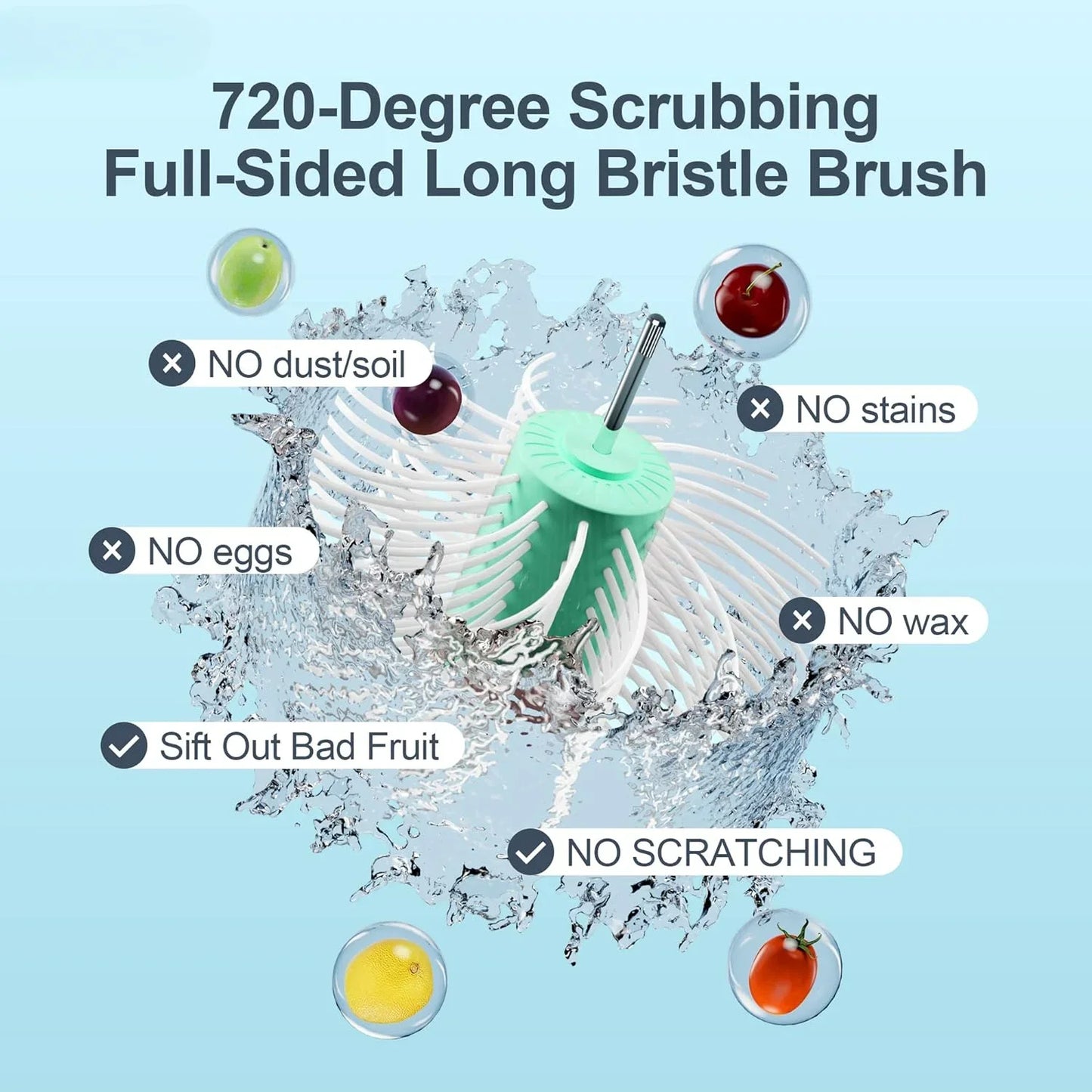 Fruit Washer Hand-free Fruit and Vegetable Washer
