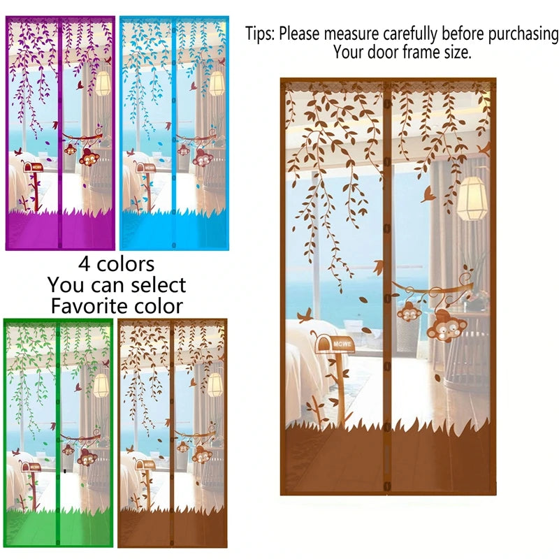 1 Anti Mosquito magnetic screen door mesh