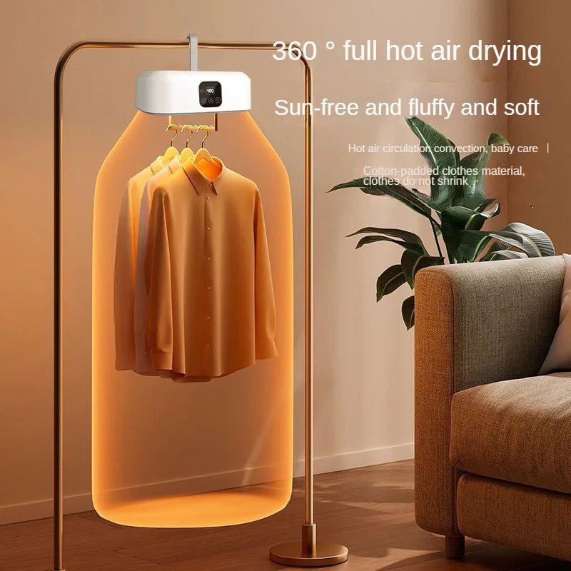 1 A Compact  Foldable  Remote Control Cloths Dryer