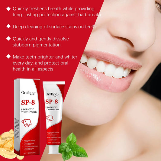 A Dental Whiten Probiotic Toothpaste