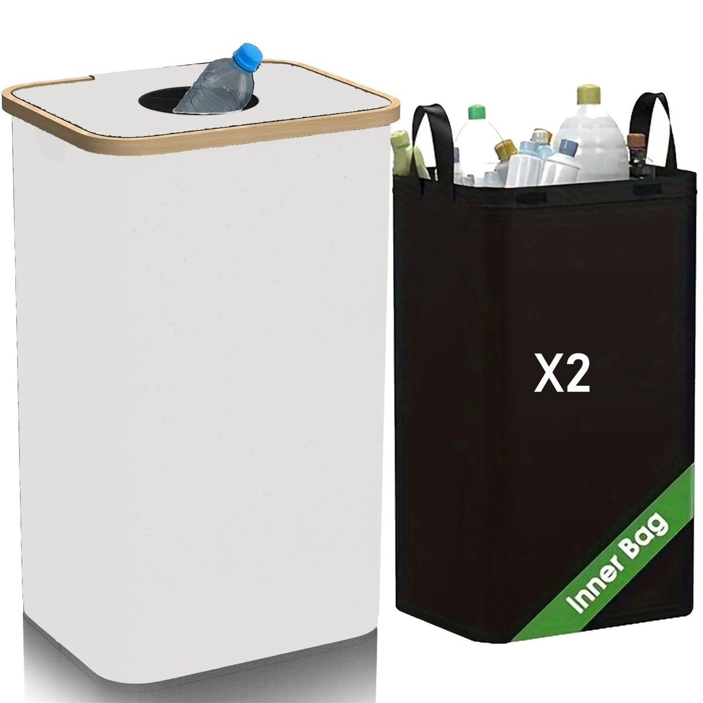 1 Bottle Storage Basket Recycling Bin 100L
