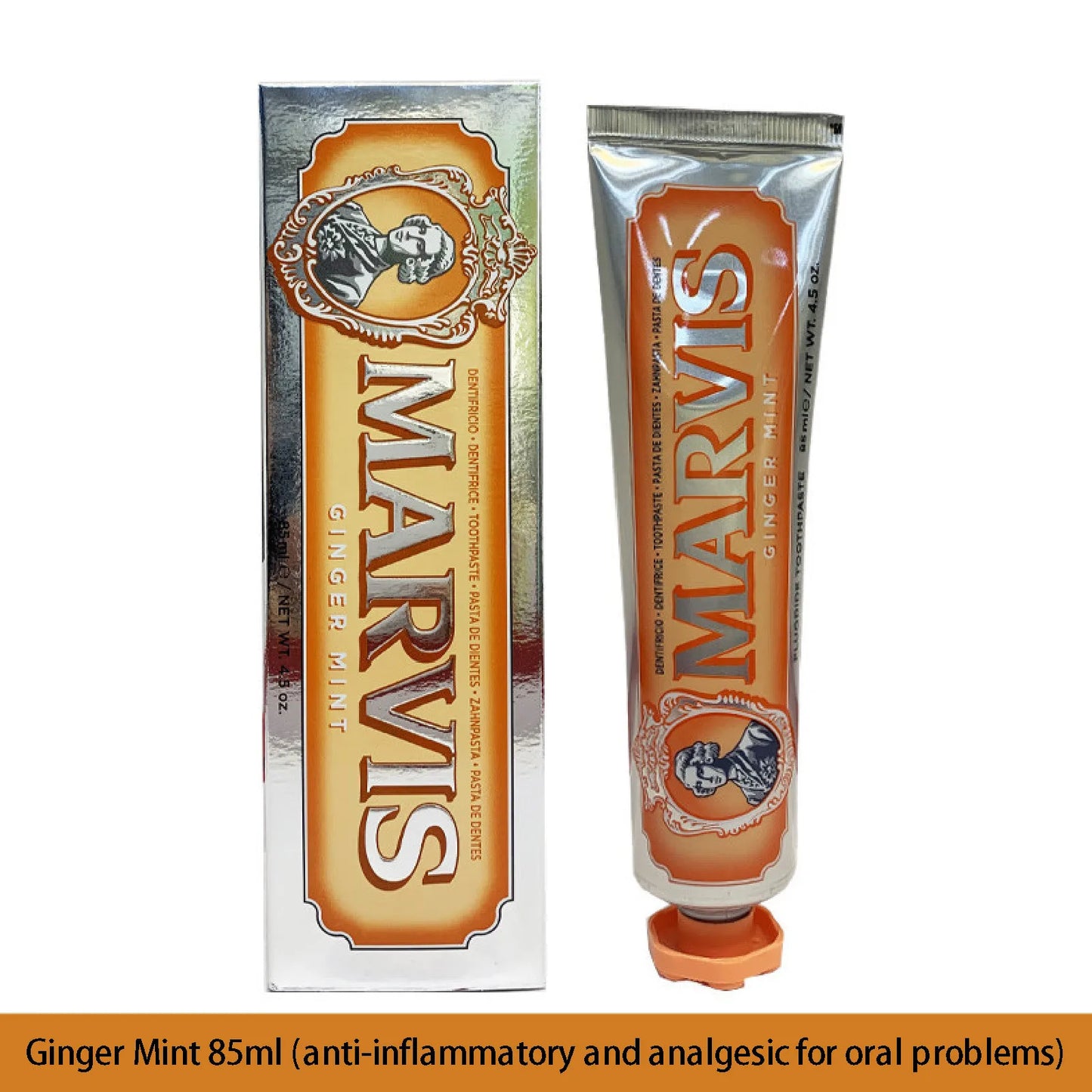 1 A Dental 85ml Italy Original Marvis Whitening  Toothpaste