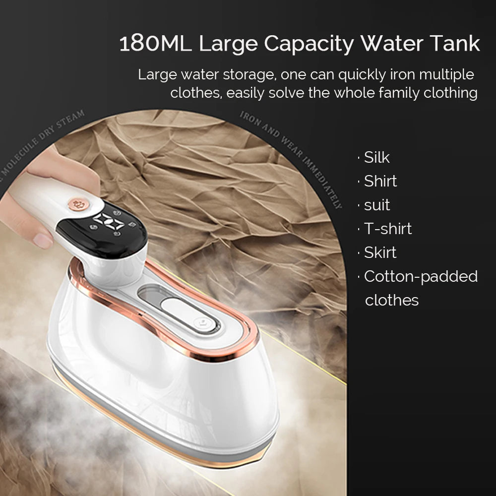 1 Small Hand Holding Ironing Machine