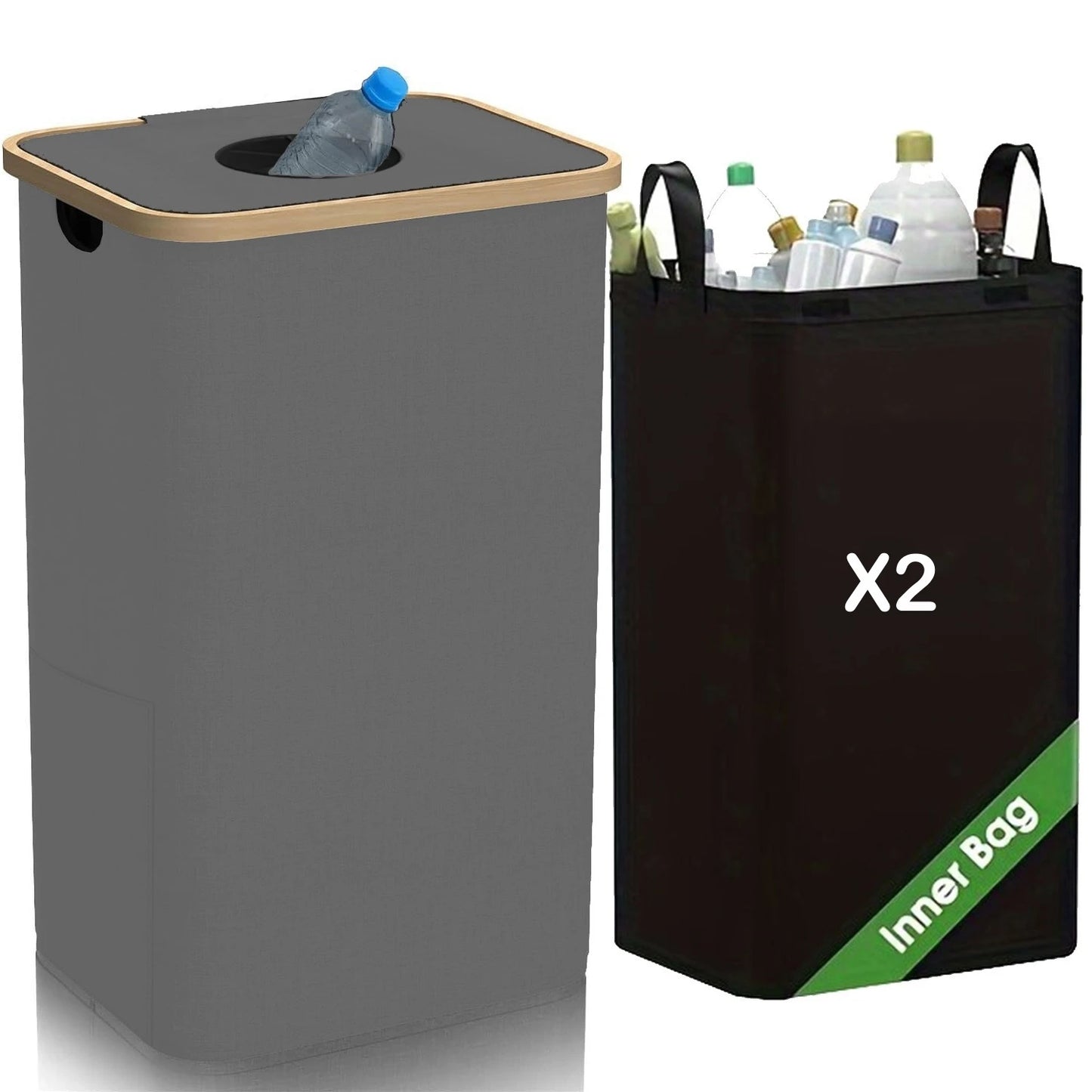 1 Bottle Storage Basket Recycling Bin 100L