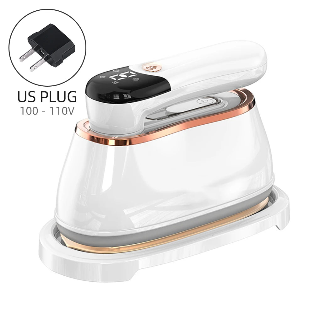 1 Small Hand Holding Ironing Machine