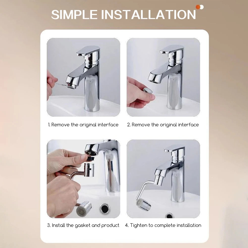 1  Stainless Faucet Extender 1080°