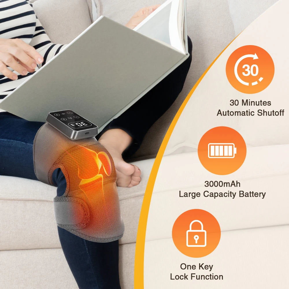 1  Electric Heated Knee Massager