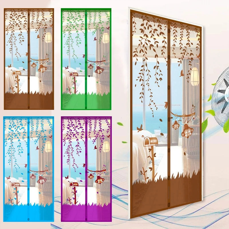 1 Anti Mosquito magnetic screen door mesh