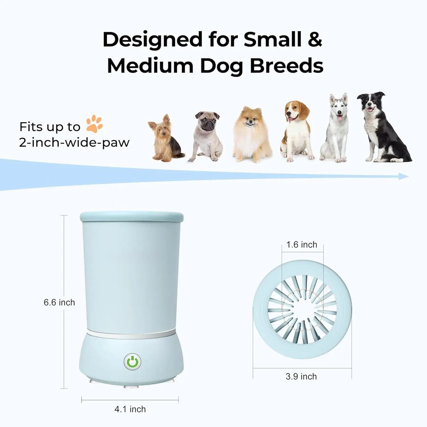 Automatic Dog Paw Cleaner And Massager