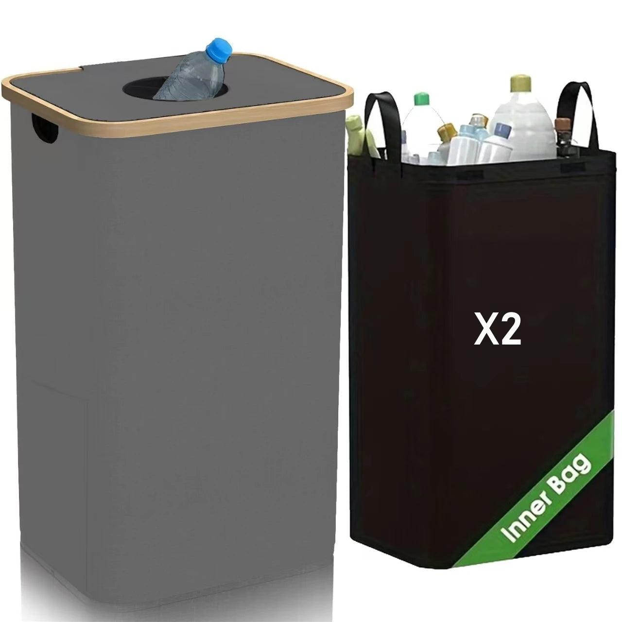 1 Bottle Storage Basket Recycling Bin 100L