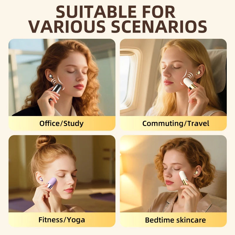 1 Earbuds Bluetooth Vibrating Facial Massage