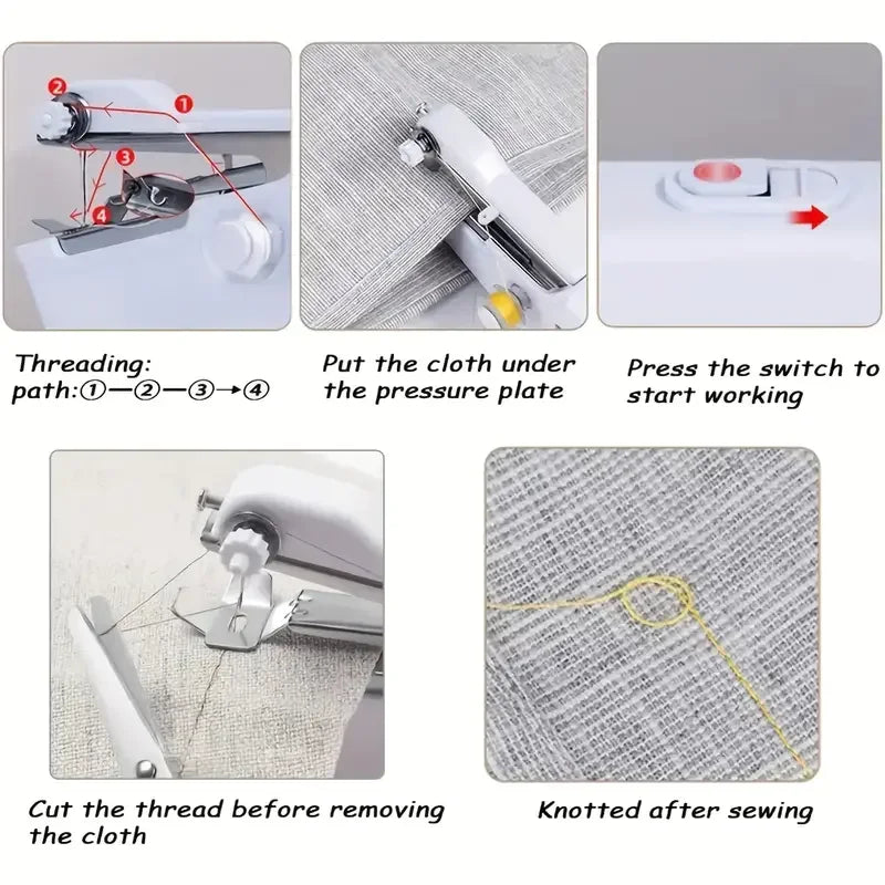 1 A Mini Portable Sewing Machine