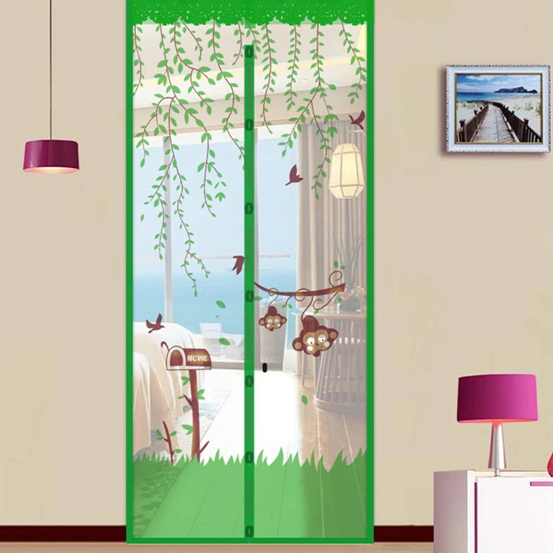 1 Anti Mosquito magnetic screen door mesh