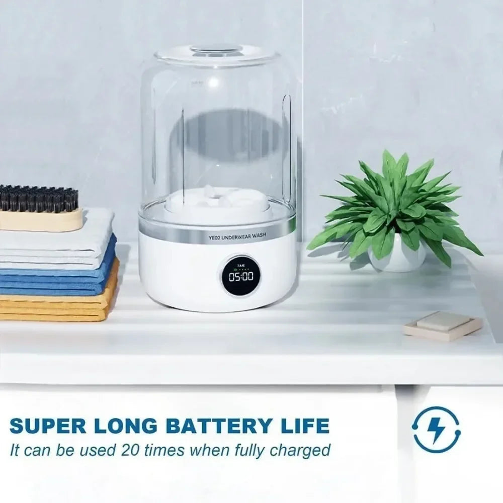 1 A portable  underwear washing machine