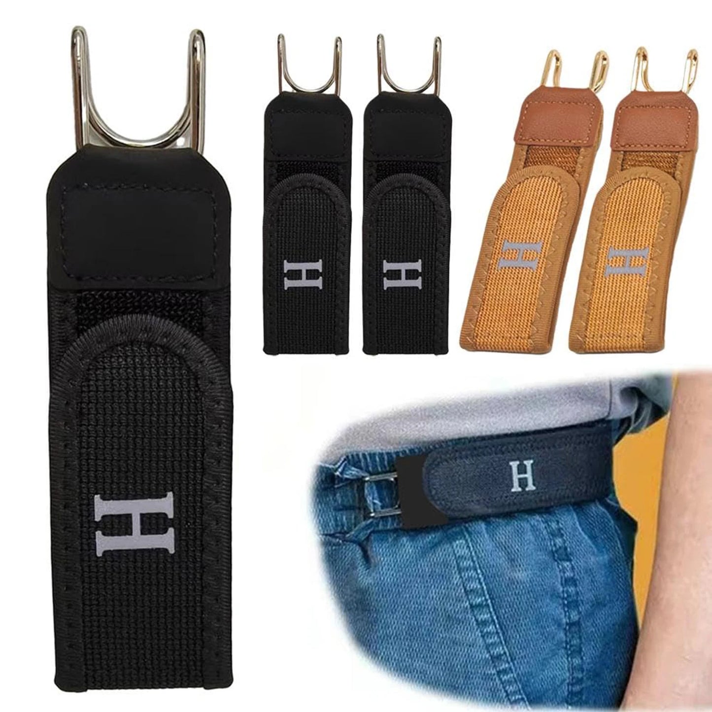 1  New Unisex Buckleless Belt Hook