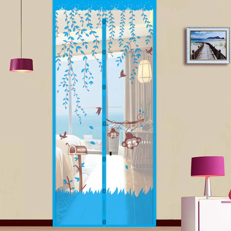 1 Anti Mosquito magnetic screen door mesh