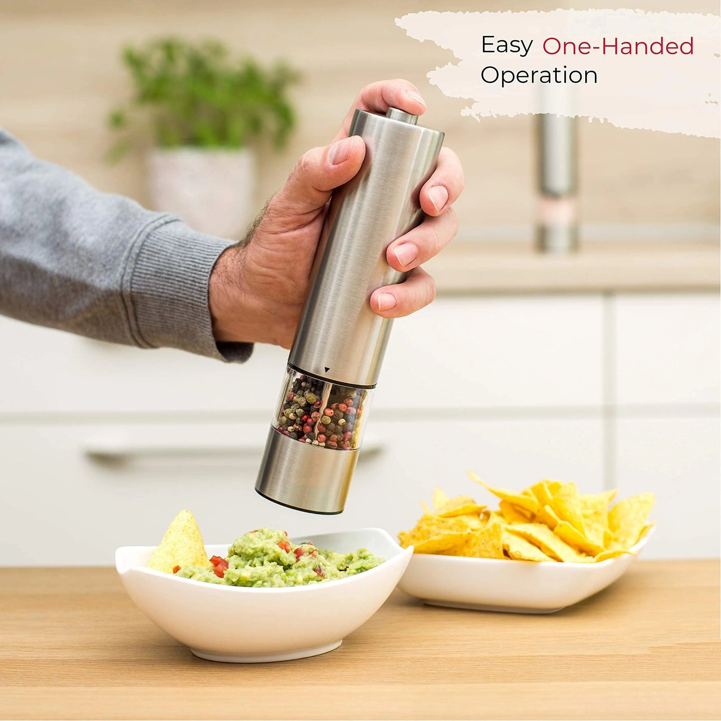 1 Electric Salt Pepper Grinder