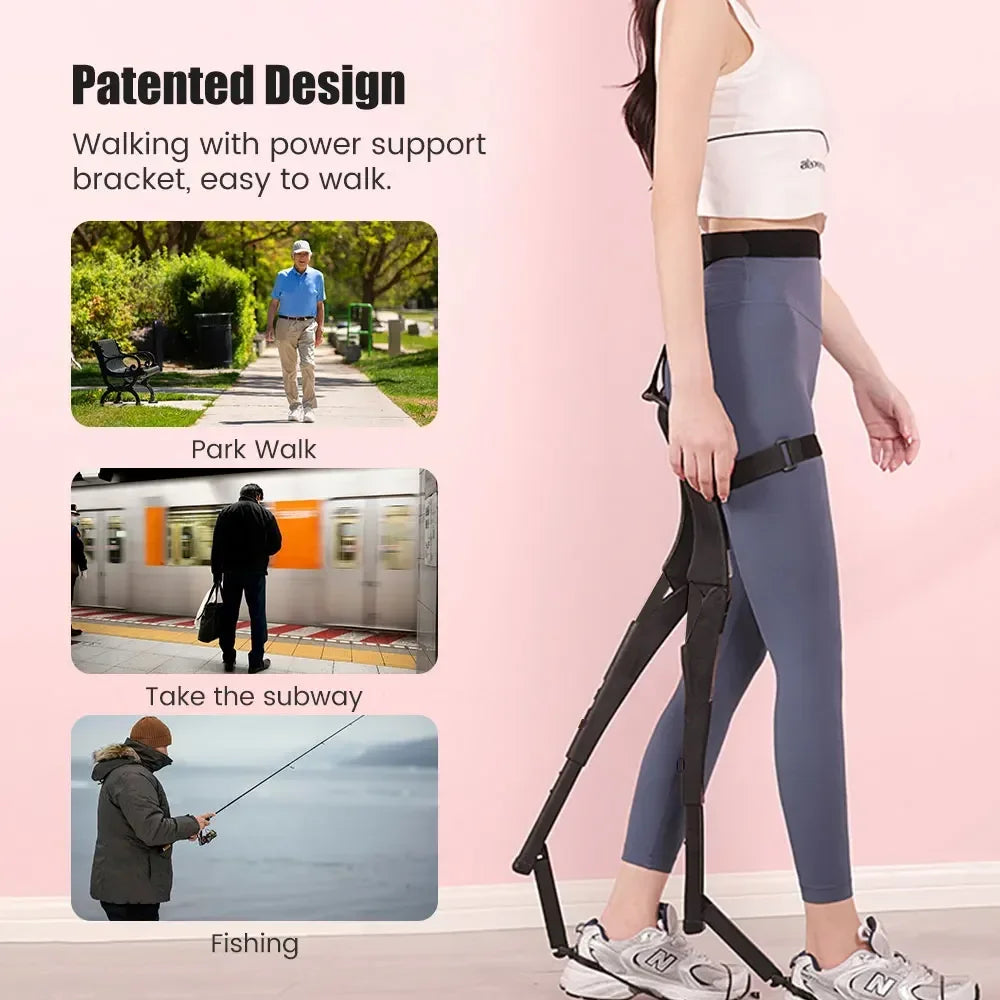 1 Adjustable  Exoskeleton Wearable Seat