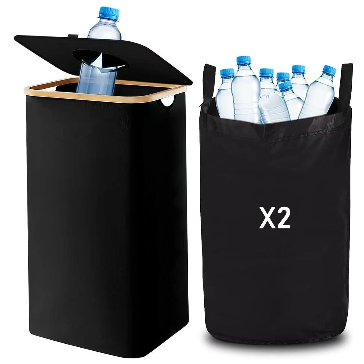 1 Bottle Storage Basket Recycling Bin 100L