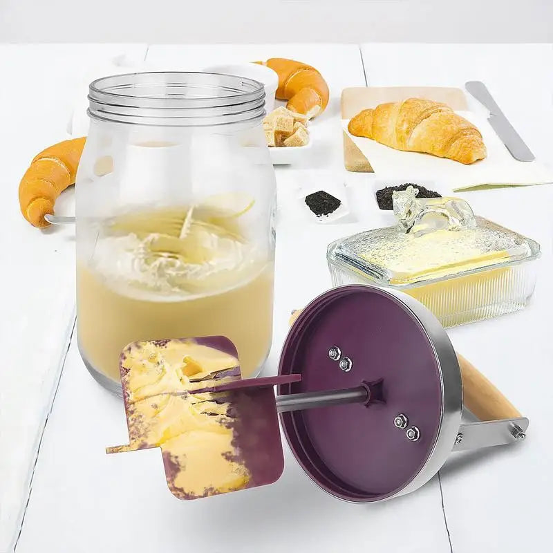1 Butter Maker Mason Jar Butter Churner