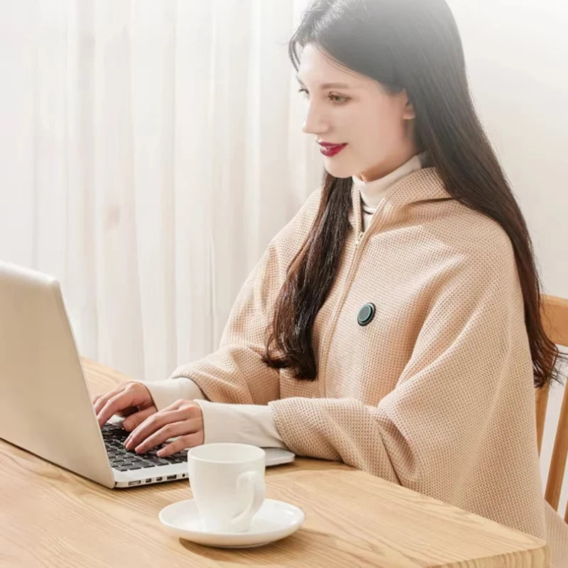 Wearable Heated Throw Blanket