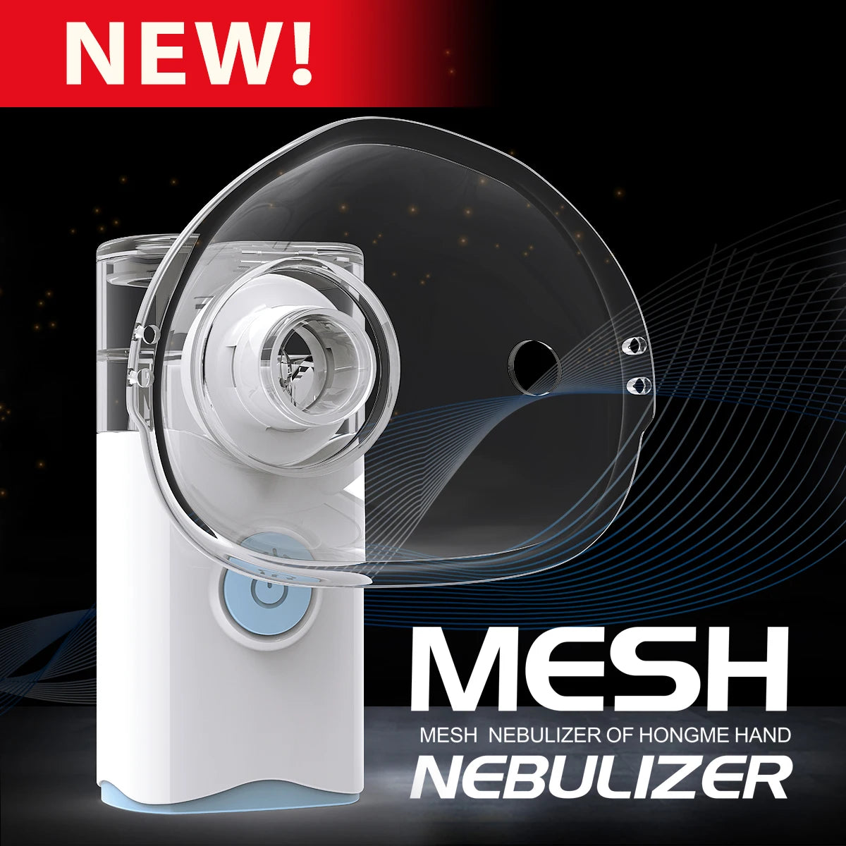 1 Medical Portable Nebulizer Inhalator for  Adult Kids