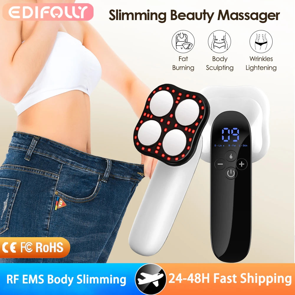 1 RF Radio Frequency EMS Face Body Slimming Massager