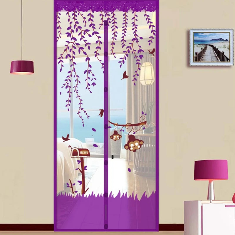 1 Anti Mosquito magnetic screen door mesh