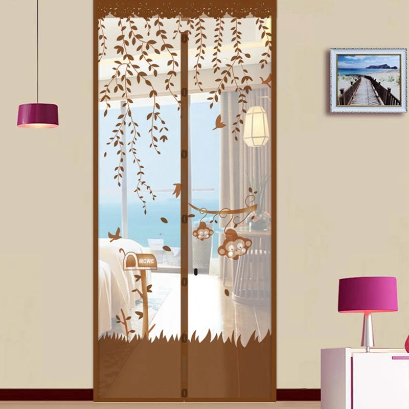 1 Anti Mosquito magnetic screen door mesh