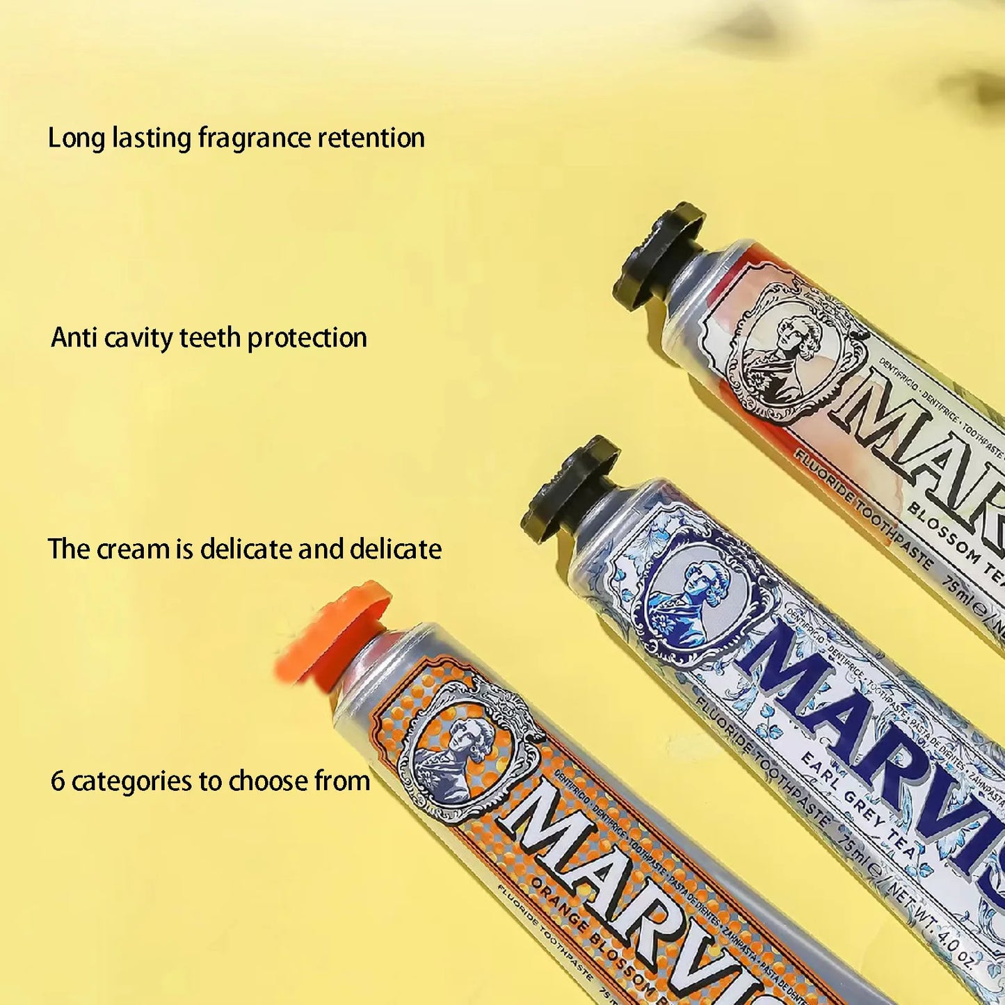 1 A Dental 85ml Italy Original Marvis Whitening  Toothpaste
