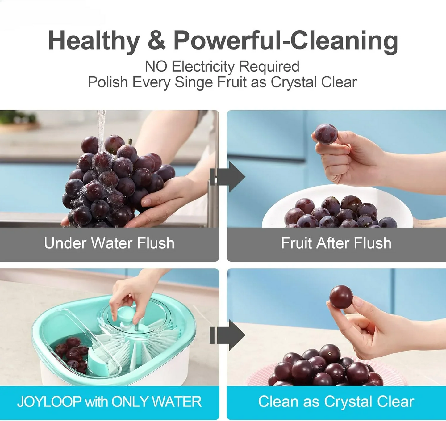 Fruit Washer Hand-free Fruit and Vegetable Washer