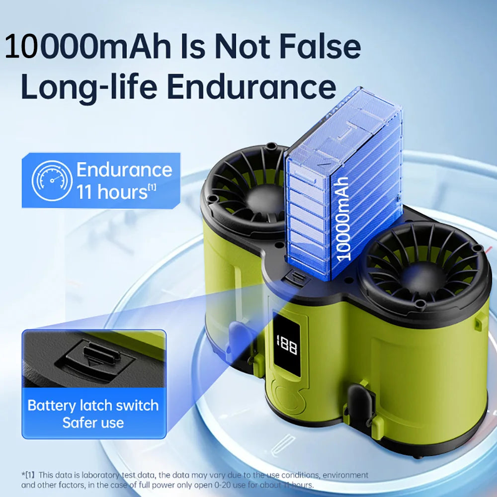 Airflow Outdoor Hanging Waist Portable Fan
