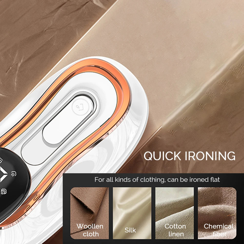 1 Small Hand Holding Ironing Machine