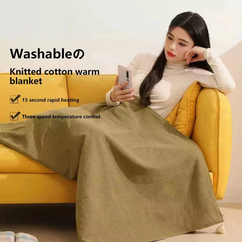 Wearable Heated Throw Blanket