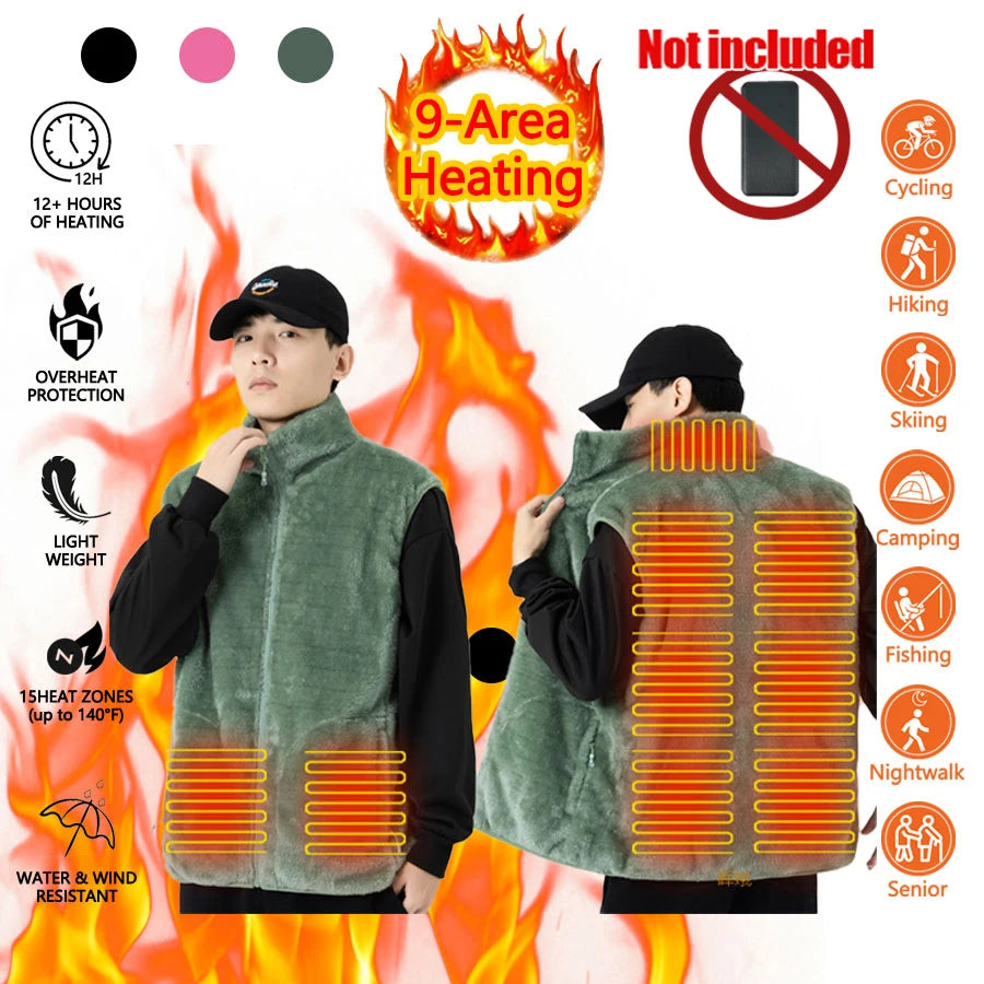 1 Heated Vest Intelligent Heating Area
