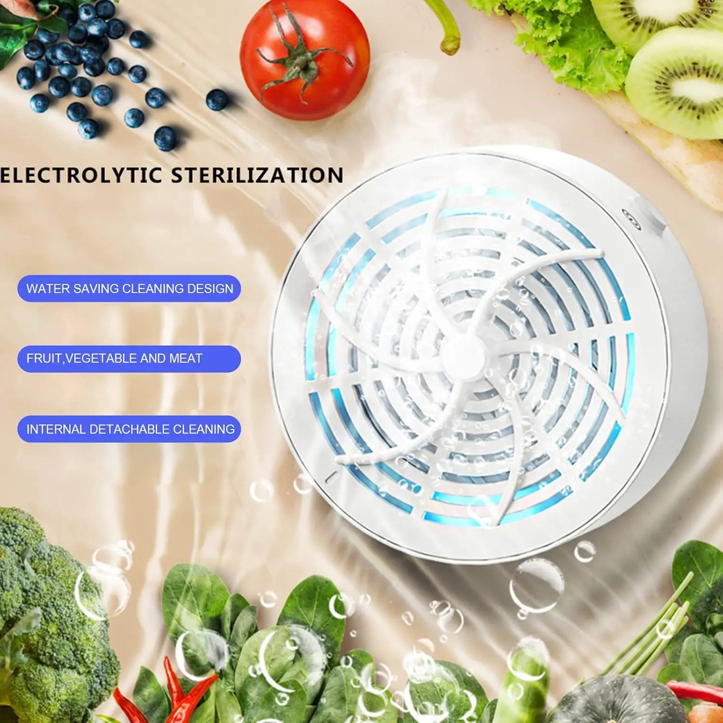 1 Automatic Fruit Vegetable Washing Machine