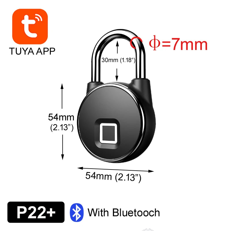 1  Advanced  Fingerprint Waterproof Smart Padlock