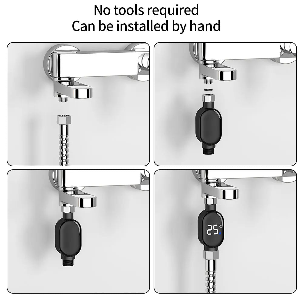 1 Digital display faucet water temperature