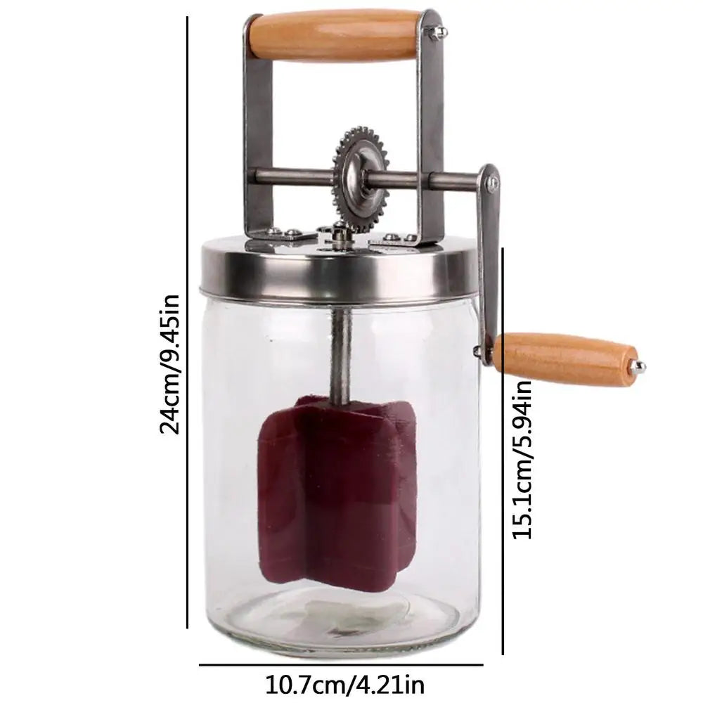 1 Butter Maker Mason Jar Butter Churner