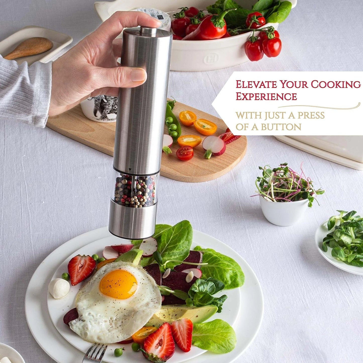 1 Electric Salt Pepper Grinder