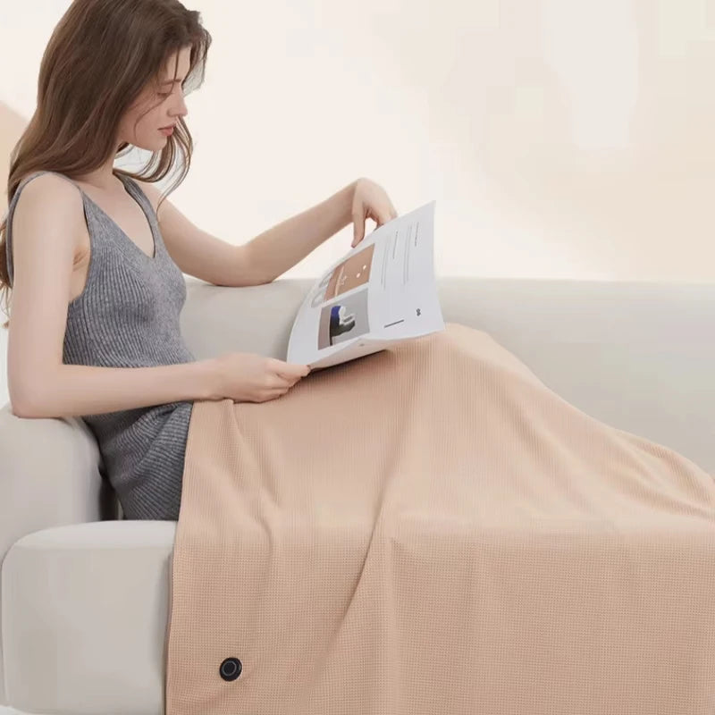Wearable Heated Throw Blanket