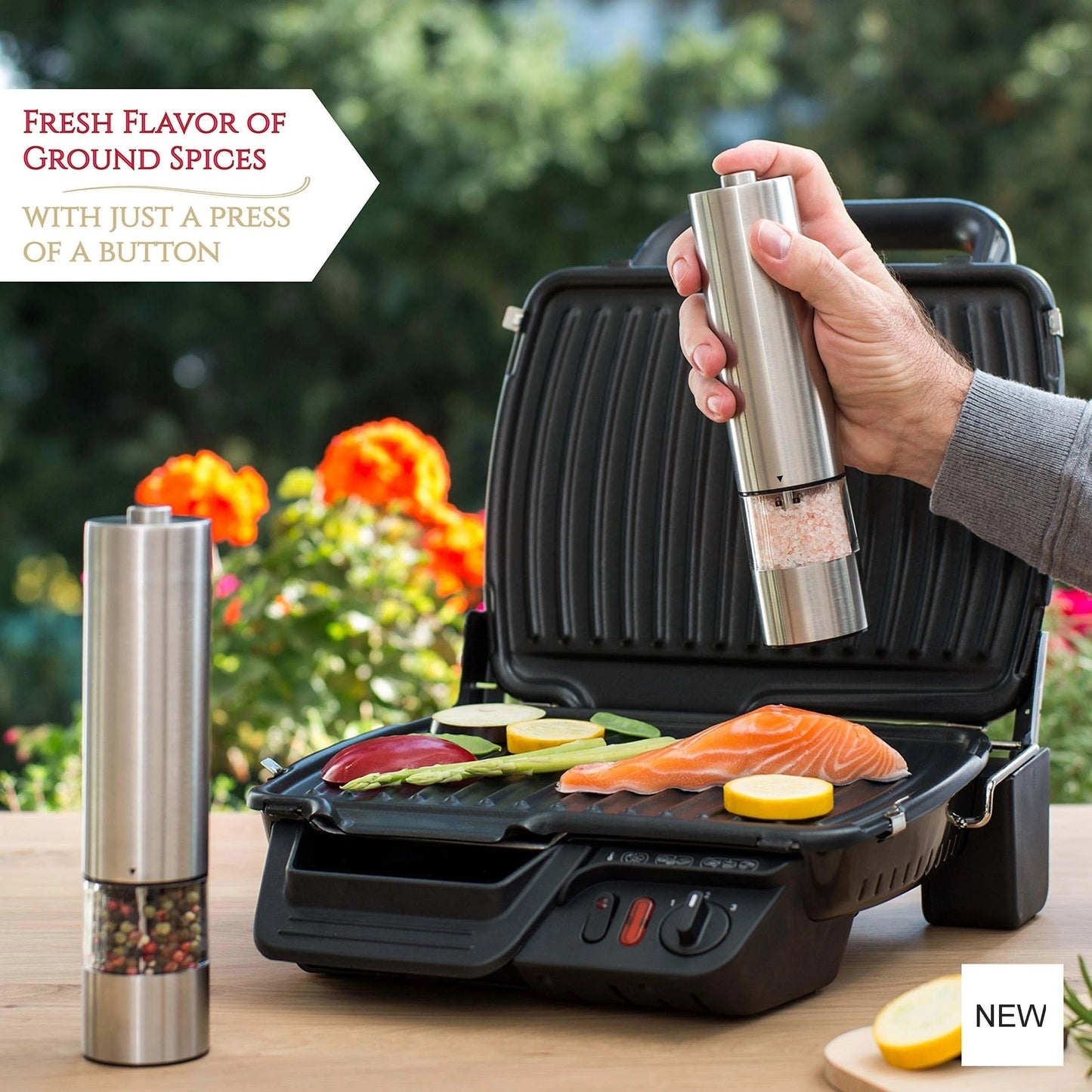 1 Electric Salt Pepper Grinder