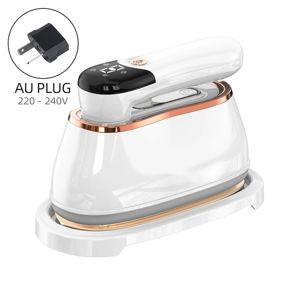 1 Small Hand Holding Ironing Machine