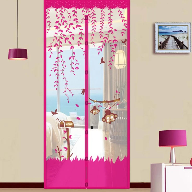 1 Anti Mosquito magnetic screen door mesh