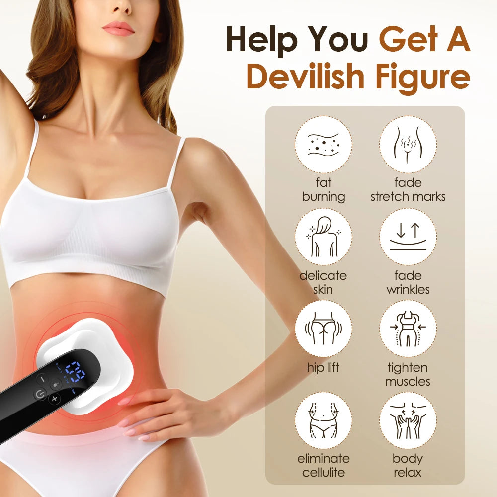 1 RF Radio Frequency EMS Face Body Slimming Massager
