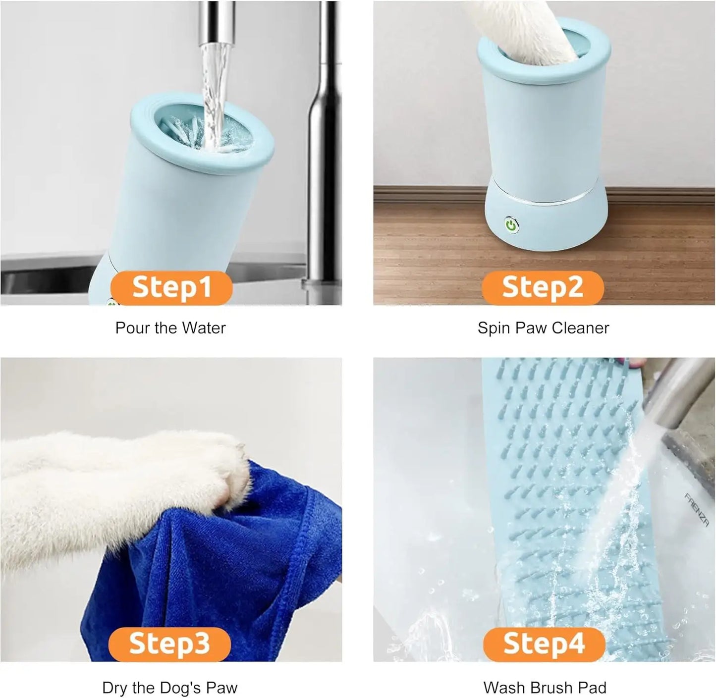 Automatic Dog Paw Cleaner And Massager